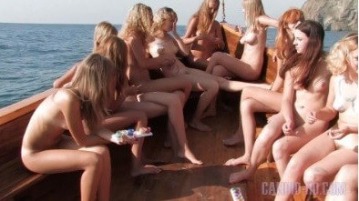 Candid HD: Nudist Boat Cruise Full HD video - Naturism and nudism are a path to inner freedom