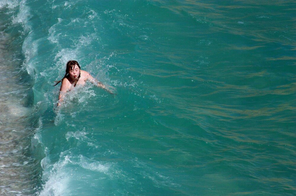Naturist Cold Water Entry pics - The idea of freedom and self-acceptance, as embodied by Adam and Eve, is important