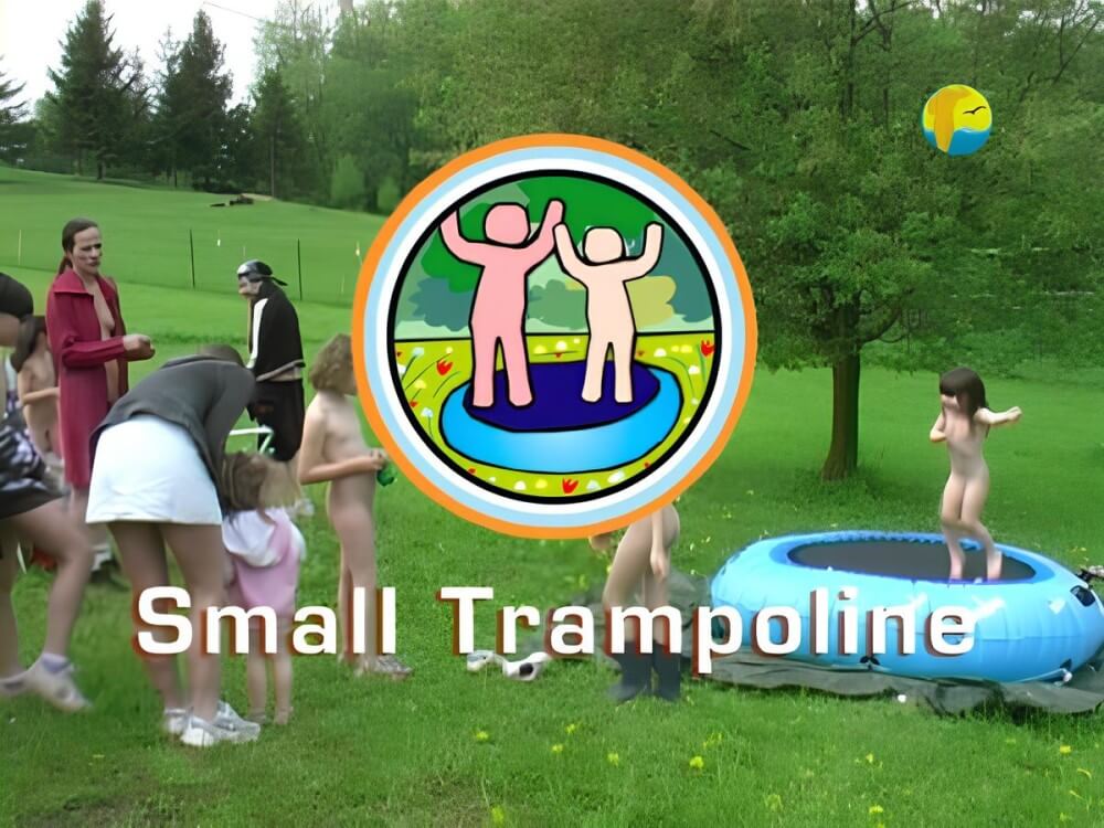 Naturist Freedom: Small Trampoline - Freedom and harmony in nudism