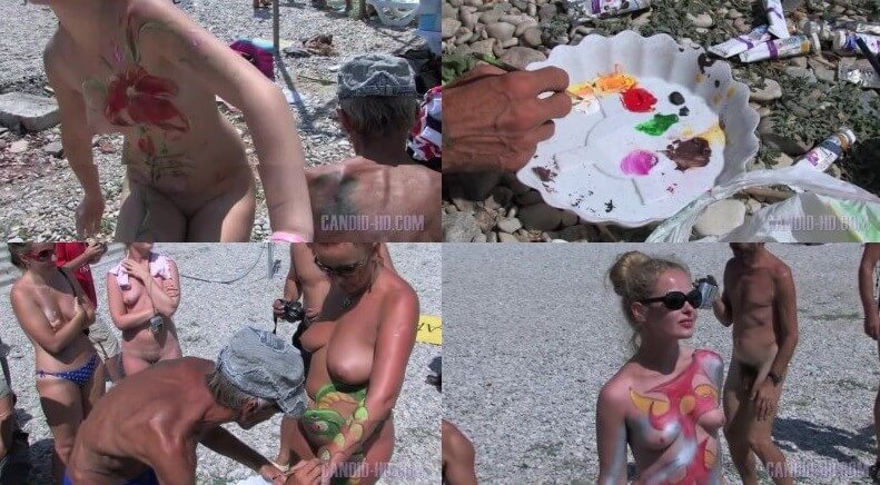 Body Art Festival 2008 Part 1 - Naturists live freely and naturally