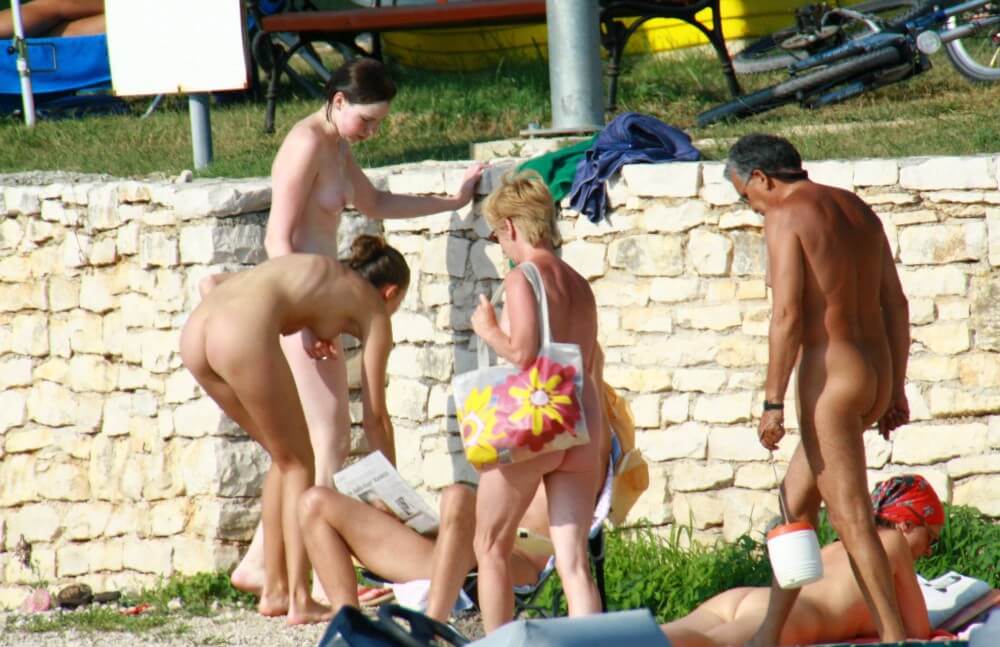 Nude Duet Girls Rail Climb Photo Set - Mutual respect and trust are important components of the nudist and naturist community