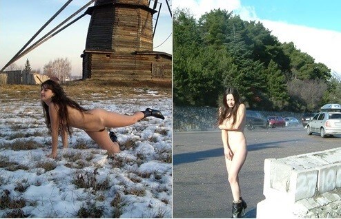 Beautiful Suntan Stretches-Winter Sport pics - Peoples perceptions of nudists