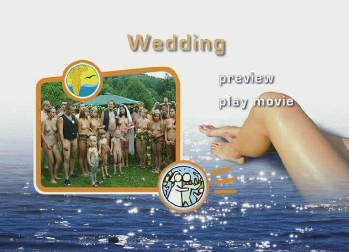 A wedding in a nudist collective - Living in harmony and tranquility is the primary goal of naturists and nudists