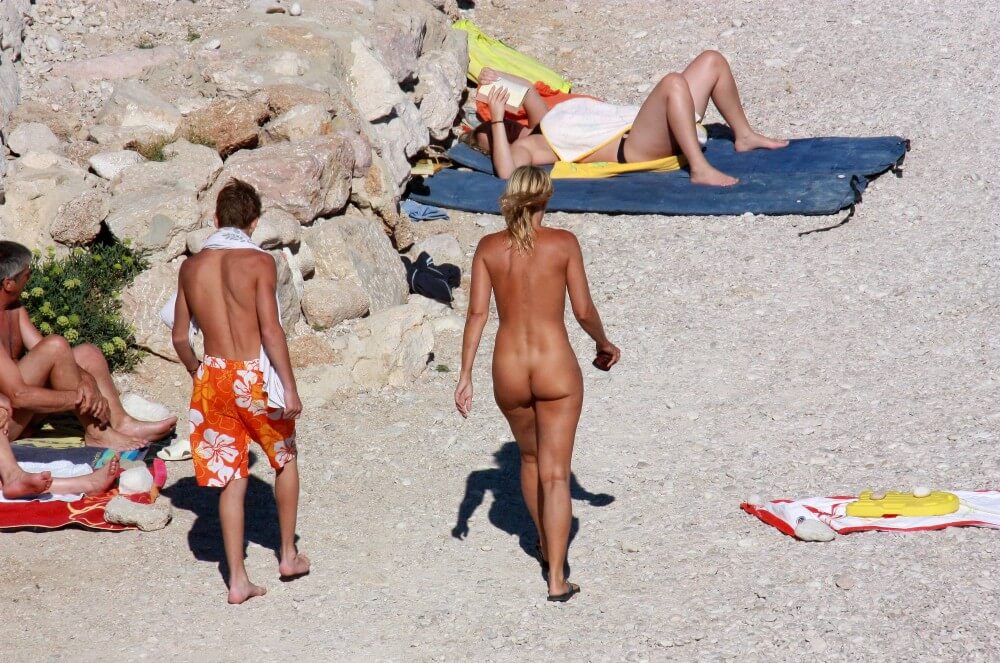 European Beach Entrance pics - The idea of self-acceptance and self-respect is important among naturists