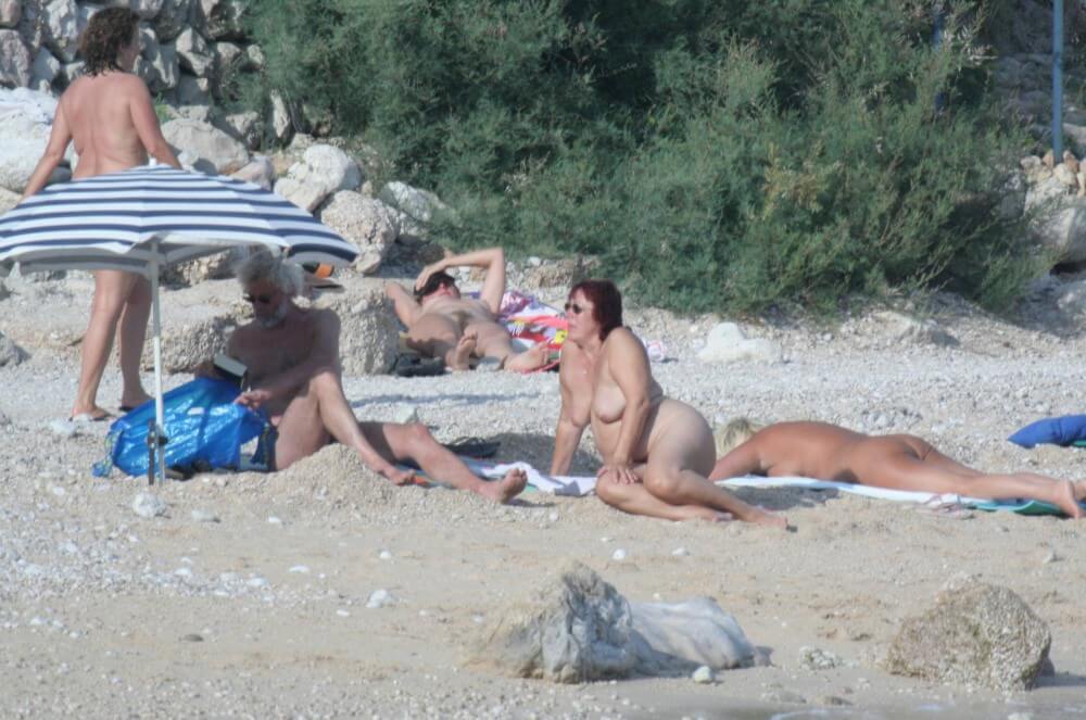 Croatian Baska Beach pics - Nudity helps one appreciate the present moment