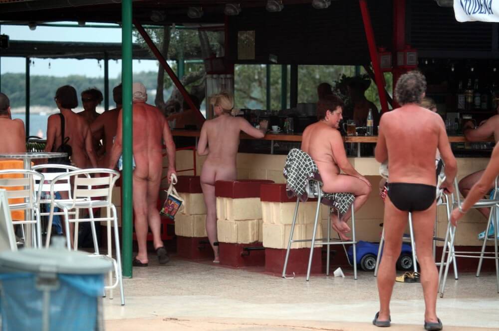 Outdoor diner view - Naturists value harmony with nature and a simple way of life
