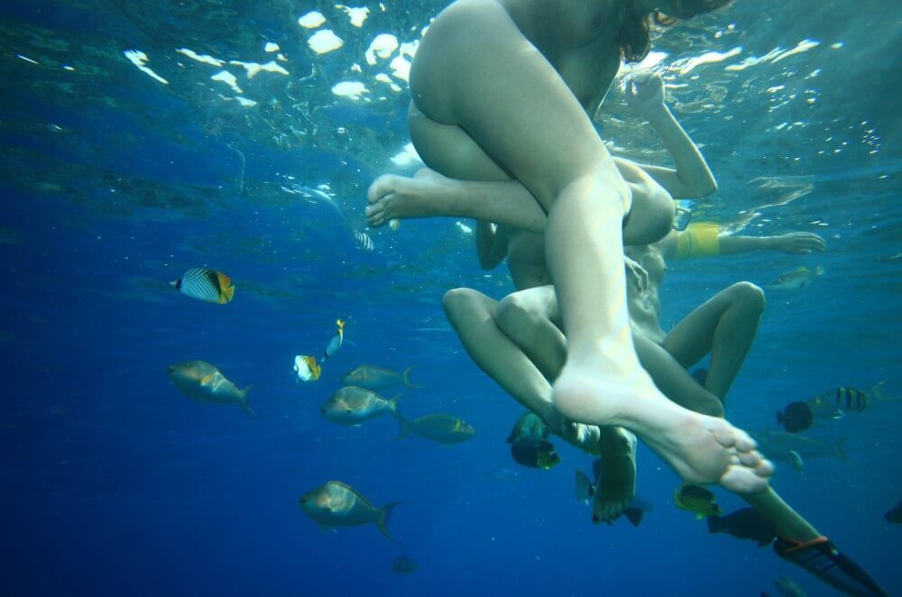 Egyptian Snorkelers Part - Many naturists are members of Green parties or various environmental movements