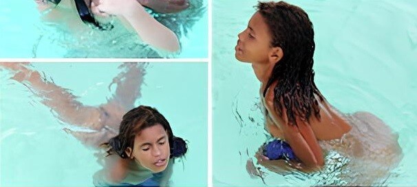 Brazil naturism gallery, Tropic Pool Sunbath 2 - Spontaneous Nudism Thrives