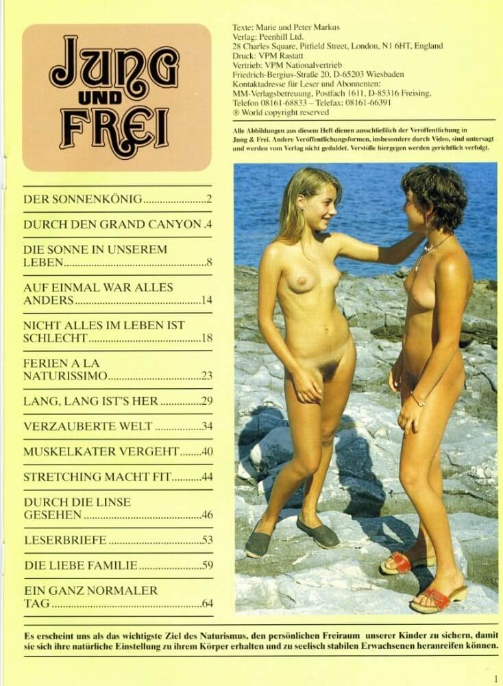 Jung und Frei Nr 76 - This practice of going nude was embraced by the highest ranks of the aristocracy
