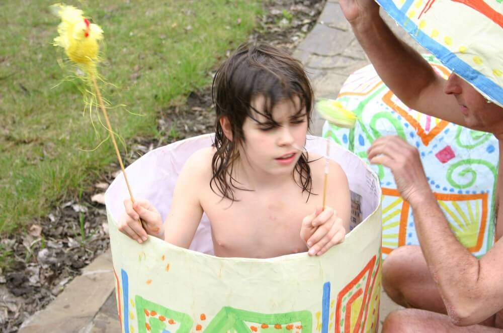 Easter 2X Eggs Outdoors photos - Striving for harmony and peace of mind is the essence of naturism