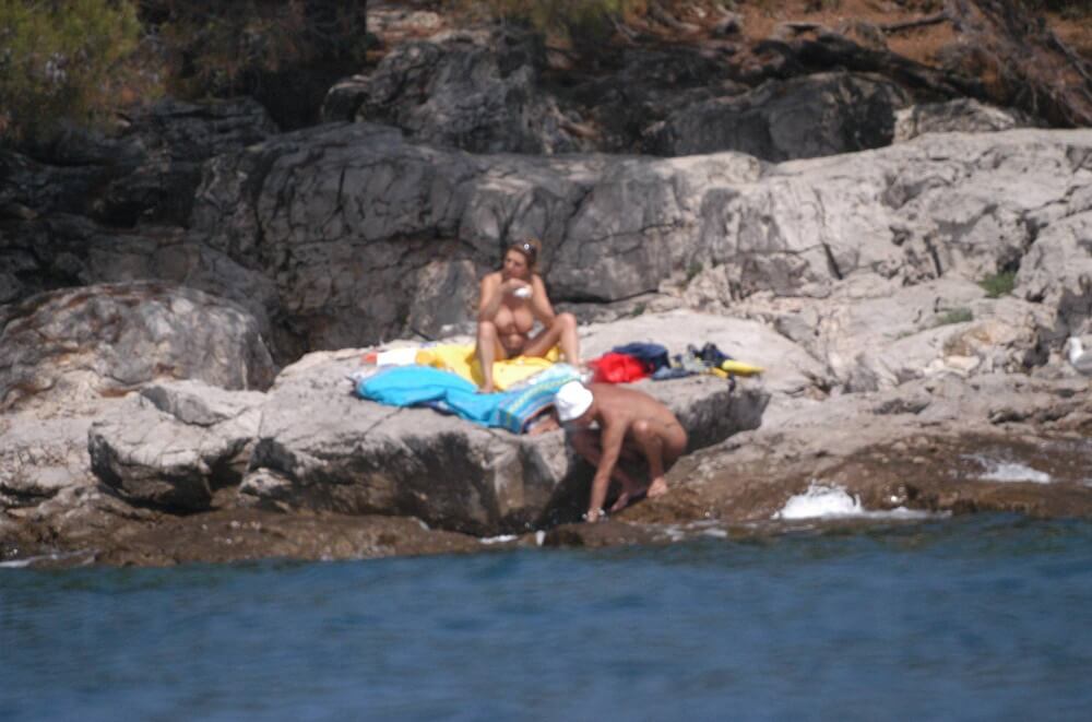 Croatian Rock-Front Coast pics - Spiritual and physical harmony are essential in nudist culture