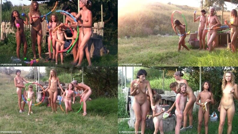 Countryside lounging 2 Full HD video - Nudism is based on human nature