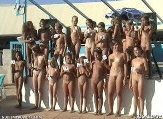 Junior Miss Pageant France video 2 - A person without clothes is closer to the wild
