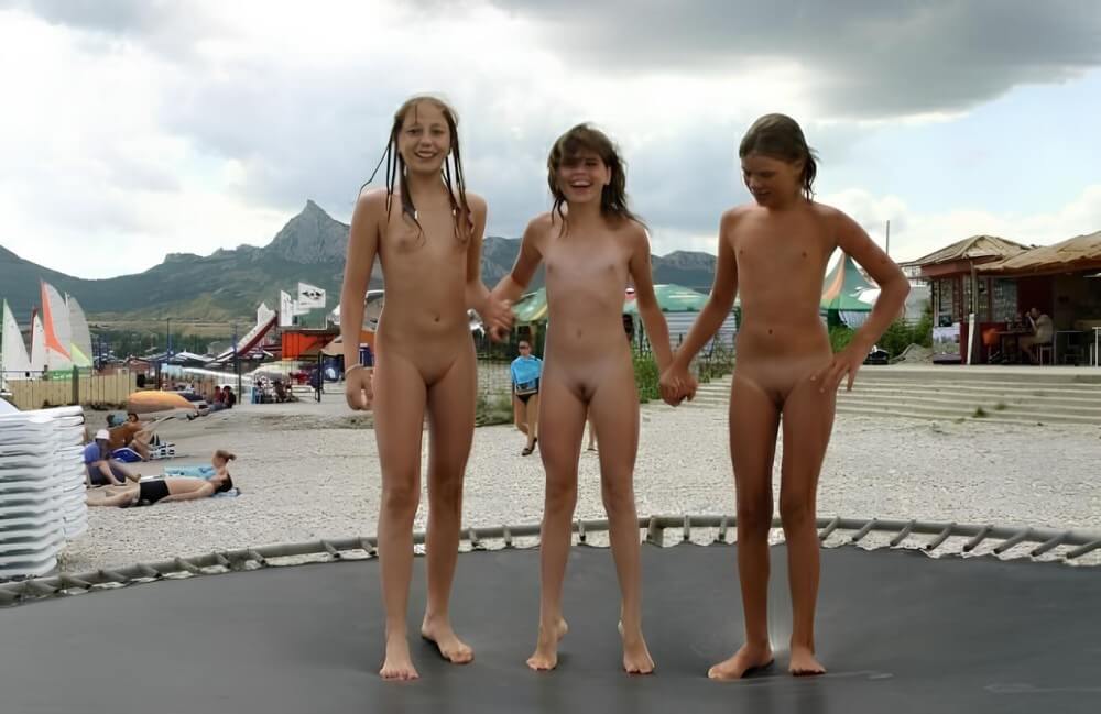 Trampoline pics - Nudism and naturism are closer to natural harmony