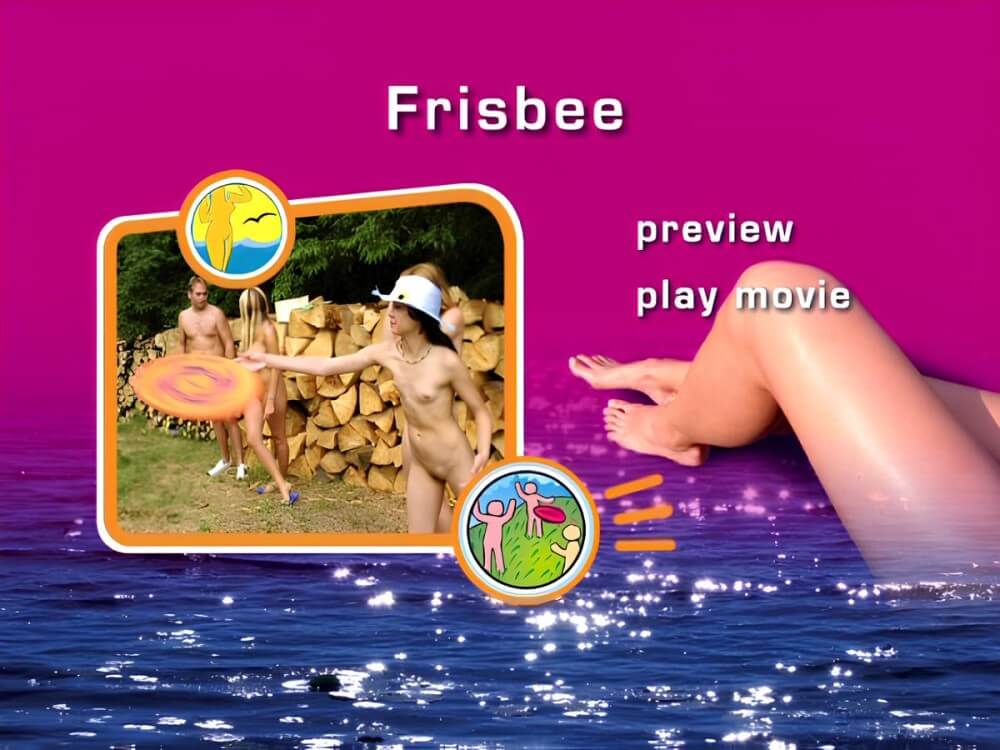 Naturist Freedom - Frisbee DVD - People practice nudism to achieve harmony with nature