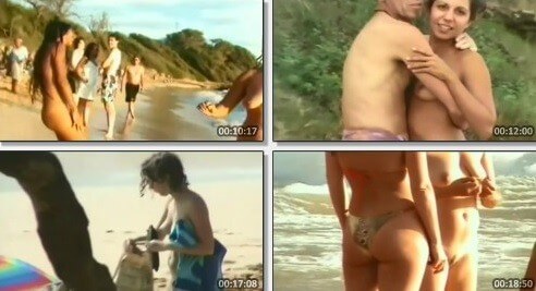 A real nude beach video - Living together in nature is a hallmark of nudists