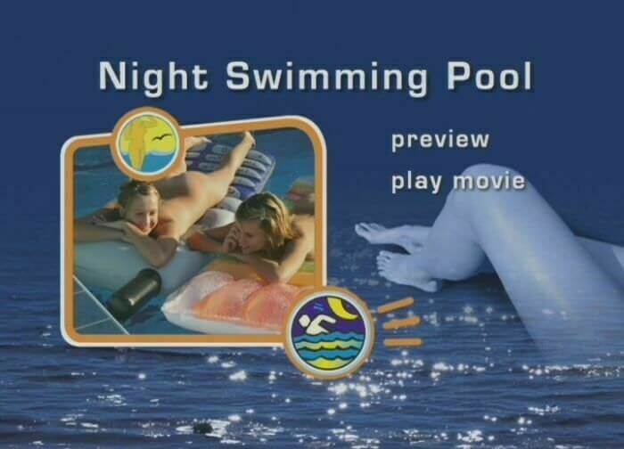 Naturist Freedom: Night swimming pool - Nudism has been around for a very long time