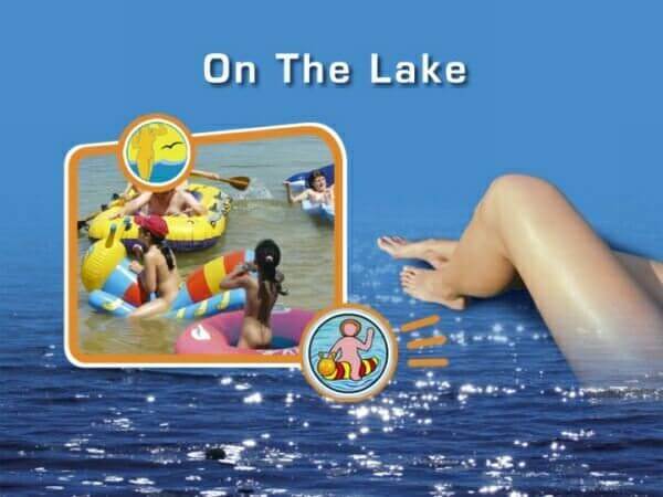 Naturist Freedom: On the lake - Many naturists are members of Green parties or various environmental movements