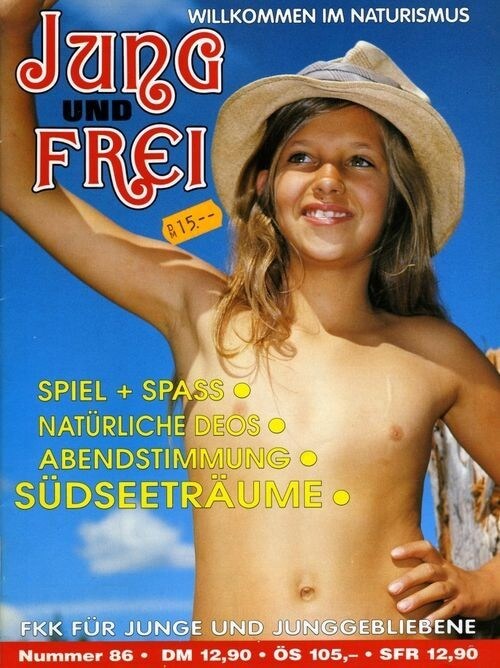 Jung und Frei Nr 86 - A spontaneous movement toward nudity