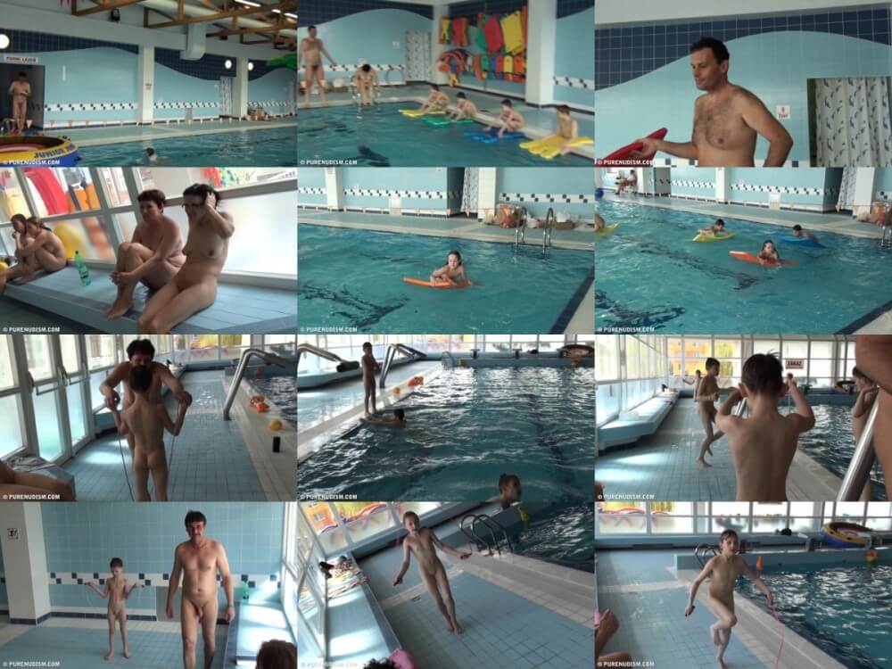 Poolside activities 2 Full HD - Naturism teaches respect for the beauty of the body and its natural forms