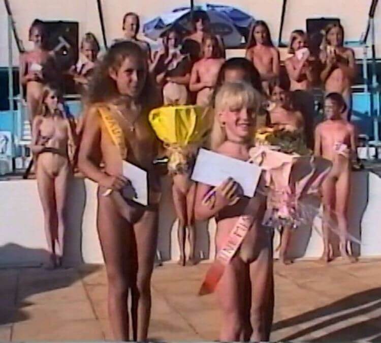 Poolside Pageant Classics Full HD video - Living in harmony and tranquility is the goal of naturists