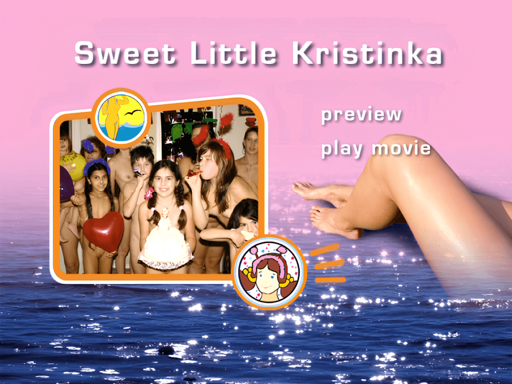 Naturist Freedom: Sweet Little Kristinka  DVD - Poor naked people and rich naked people in one place