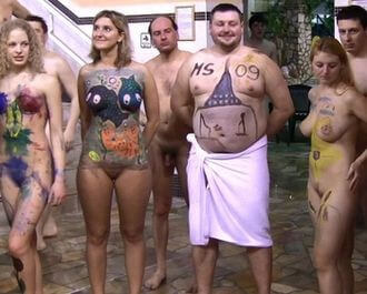 AquaPark Pageant Night Full HD video - Freedom is an integral part of naturism