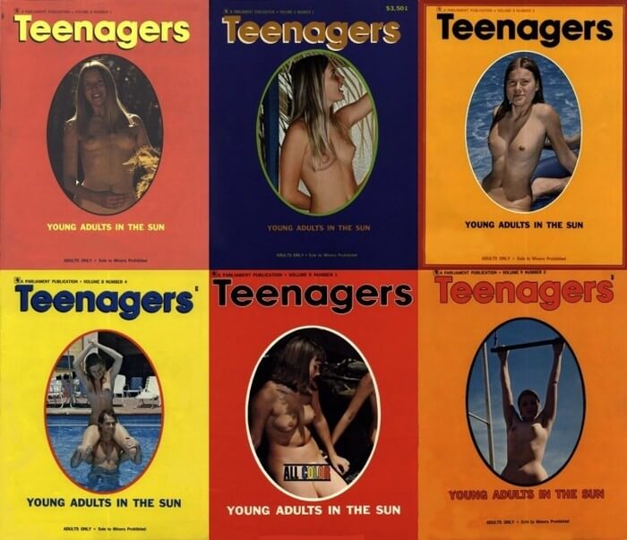 Teenagers magazines: Young adults in the sun - Undressing is permissible only within ones own community